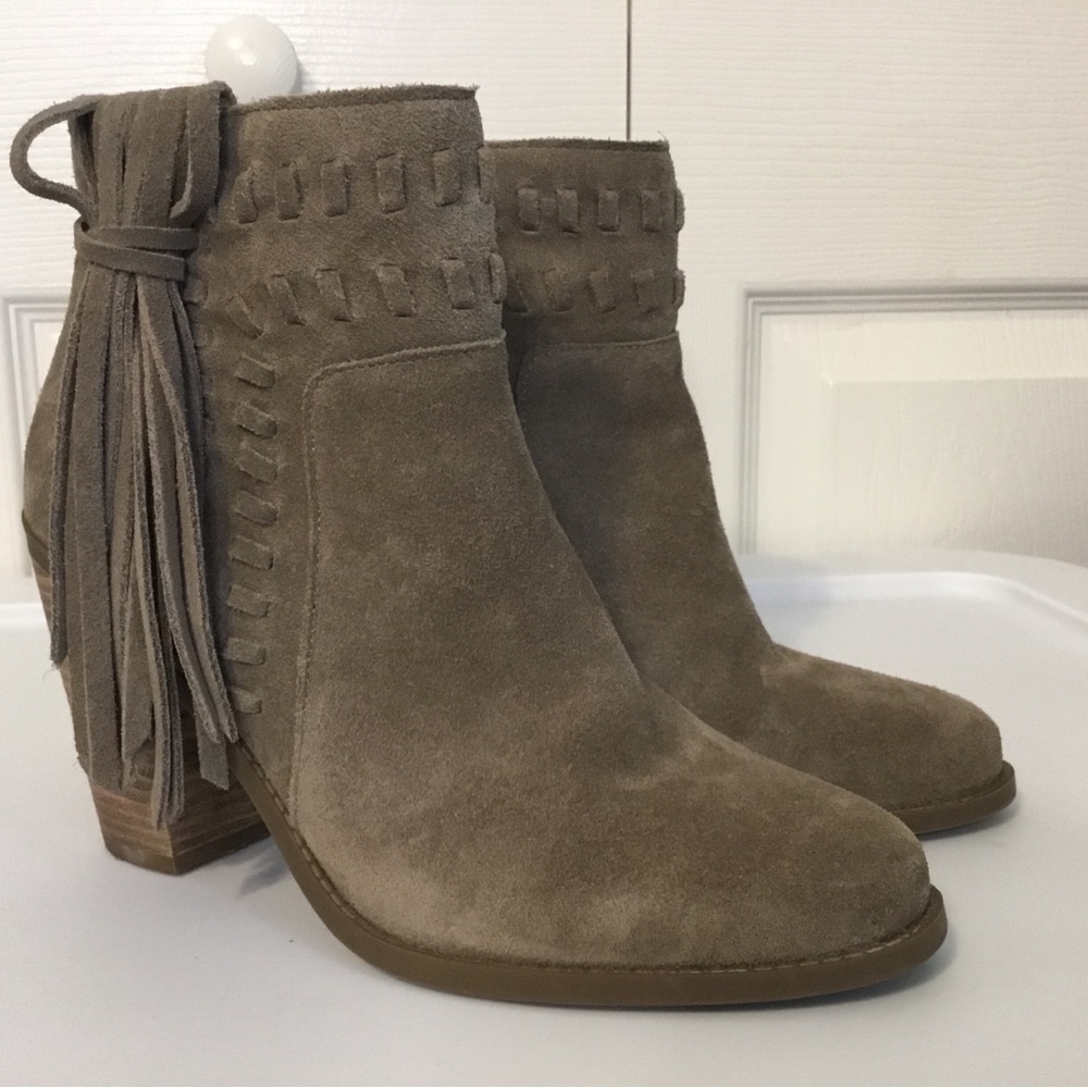 Jessica Simpson ankle boots with tassels